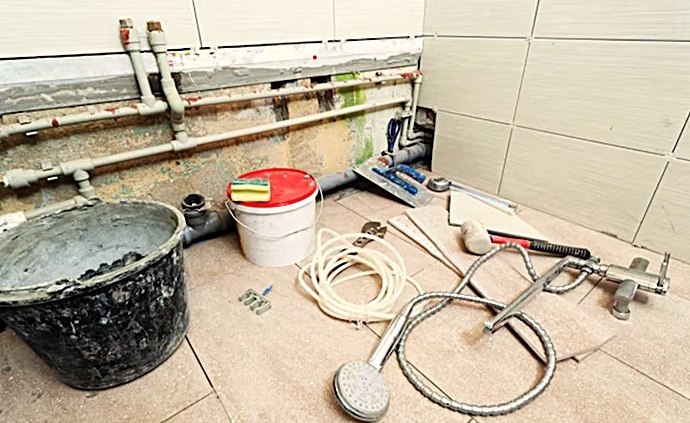 Materiales reforma integral fontanería baño Guía de Isora por Multiservice A.D.