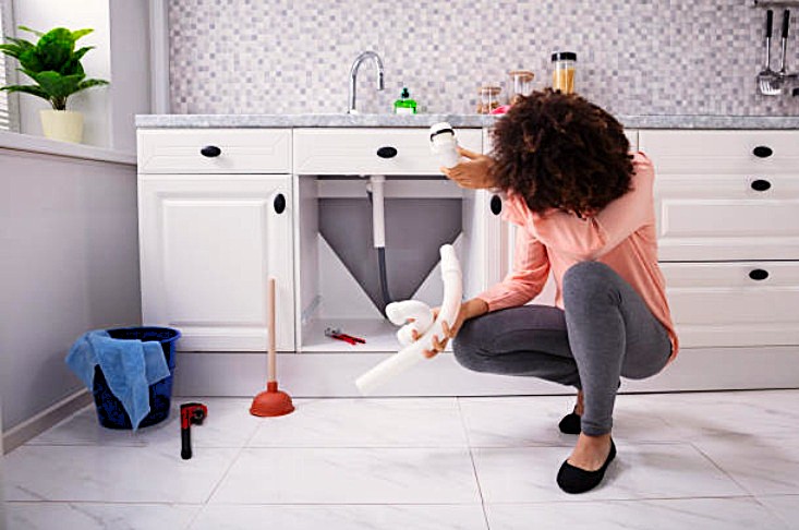 Fracaso en reparación de fontanería casera provocando estrés hídrico y falta de saneamiento en cocina doméstica de Tenerife.